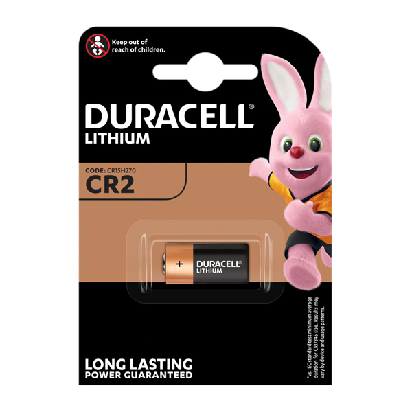 DURACELL BATTERY CR2 3V CARD 1