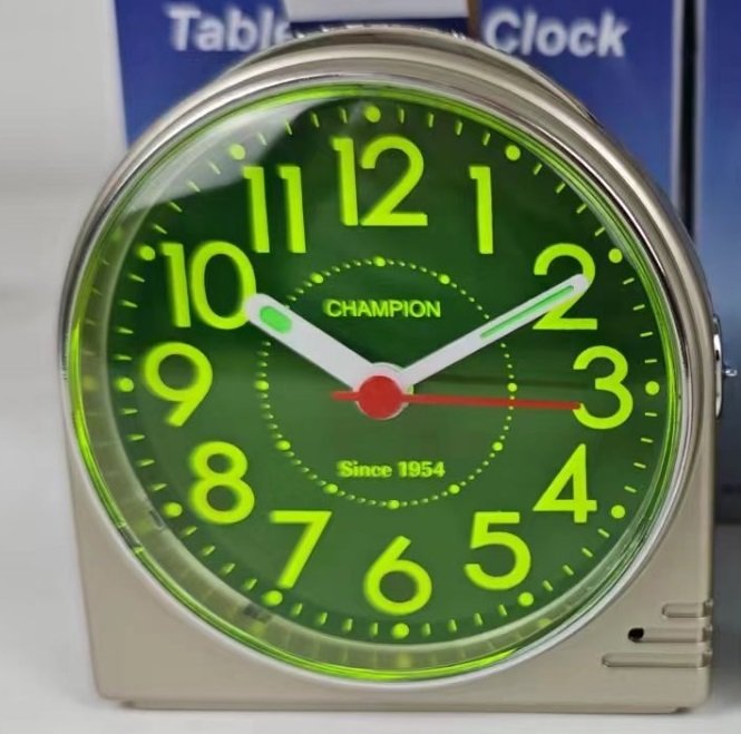 CHAMPION ALARM CLOCK  GOLD