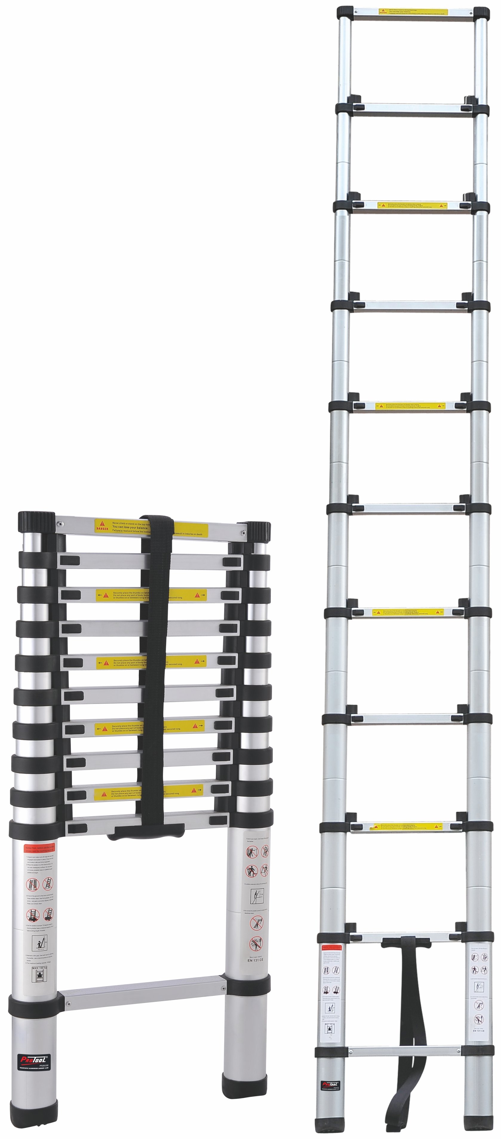 PROTOOL 3.2 MTR TELESCOPIC LADDER (11 RUNG)